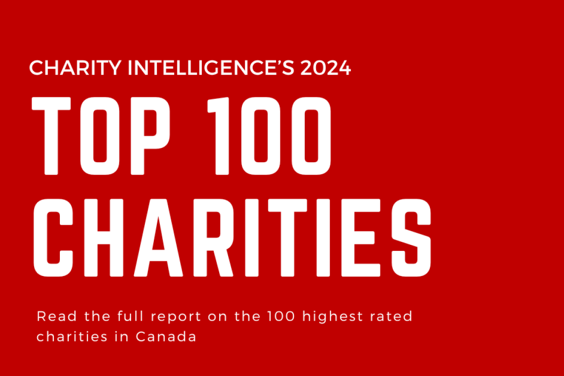 2024 Top 100 Rated Charities - Charity Intelligence Canada